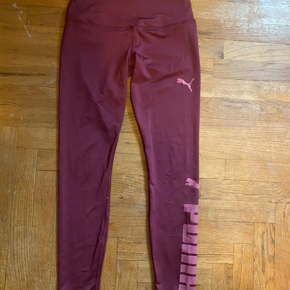 Maroon puma leggings